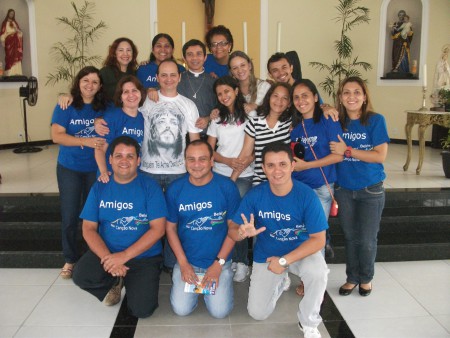 Padre Francisco(Canção Nova) com Grupo de Amigos Canção Nova 
